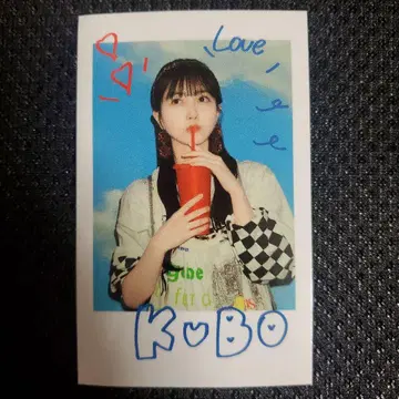쿠보 시오리 노기자카 카페 폴라로이드풍 스티커
