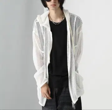 HARE 오버 메쉬 ZIP 후드티