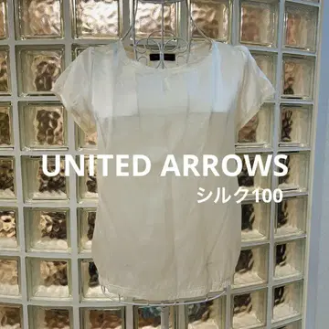 UNITED ARROWS 반팔 실크 셔츠