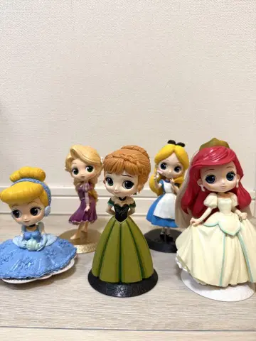 qposket 디즈니 프린세스 5체 세트