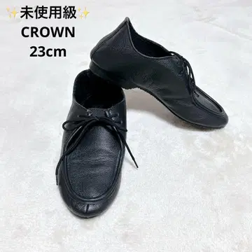 새상품급 CROWN 크라운 23 가죽 플랫슈즈 펌프스 발레