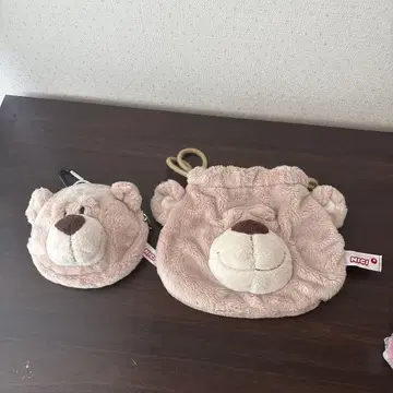 nici 곰 얼굴 코인 파우치 복조리 세트
