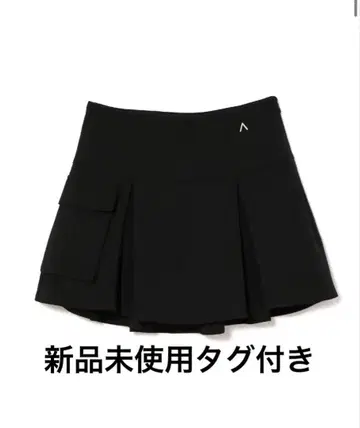 andmary Nina 플레어 미니 스커트 블랙