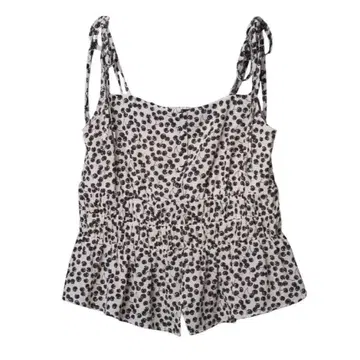 herlipto Cherry Pattern Strap Top