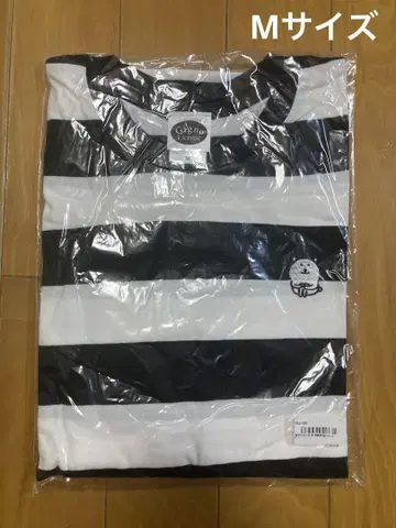 농담곰 자수 긴팔T셔츠 보더