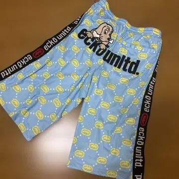 새상품 L GALFY x ecko unltd. 메쉬 하프 팬츠