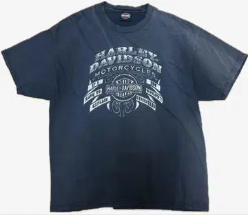 Harley-Davidson 티셔츠 90s 페이드 빈티지