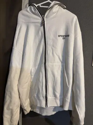 OY (OPEN YARD) 곰 귀 후드 부착 후드티