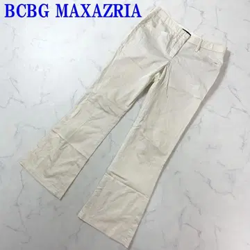 BCBGMAXAZRIA 팬츠 아이보리 코튼 0 C2431