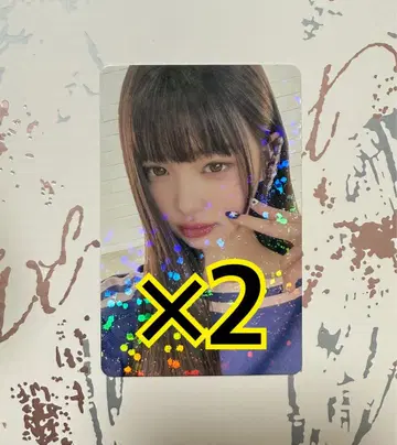 IVE SECRET 시부야 타워 레코드 한정판 트레이딩 카드 원영 2장