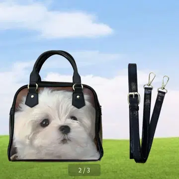 HURJABOYACC PUPPY LEATHER BAG