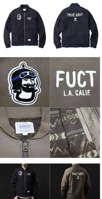 SSDD FUCT FACT TRUE GRIT STATION JACKET