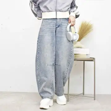 FUN 데님 커브 팬츠 S 사이즈