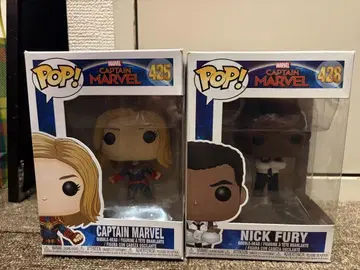 [ Pop! ] 캡틴 마블 & 닉 퓨리 2종 세트 [ Funko ]