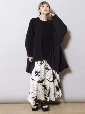 osmosis 세미 머메이드 스커트