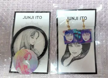 JUNJI ITO 유리 귀찌 머리끈 세트 이토 준지 토미에