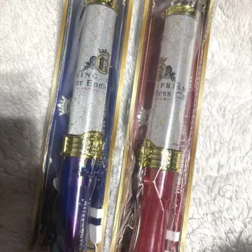 킹 오브 프리즘 킨츠아 응원봉 파랑 빨간색 2개 세트