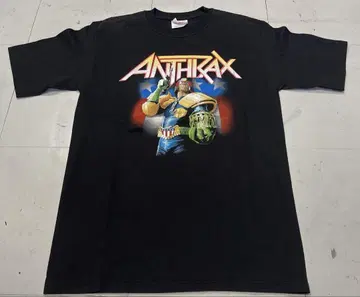 ANTHRAX 밴T 90s 앤스랙스 헤인즈 바디 밴드 펑크