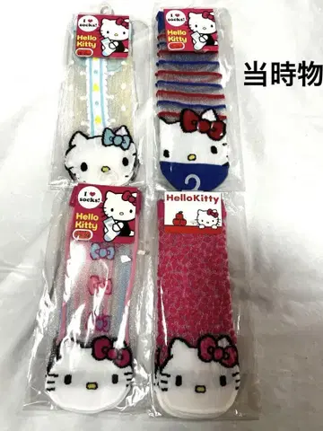 헤이세이 레트로 팬시 산리오 헬로키티 삭스 양말 묶음 판매