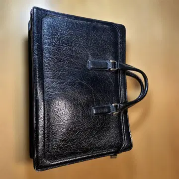 가죽 비즈니스 백 블랙
