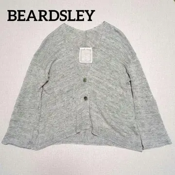 BEARDSLEY 비어즐리 린넨 숏 가디건 그레이