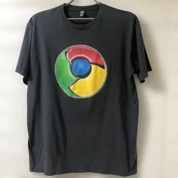 USA Google Chrome 셔츠 아메리칸 어패럴 구글