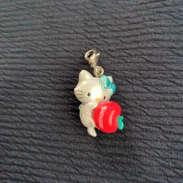 지역 한정 챠미키티 신슈 사과 끈 스트랩 지퍼 키티