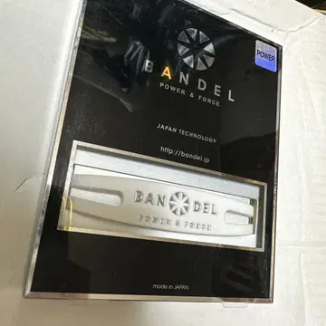 새상품 구 로고 사이즈 LL BANDEL 팔찌 화이트 x 실버