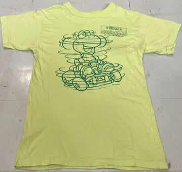 슈퍼 마리오 카트 당시물 90s 빈티지 T셔츠 요시 공식