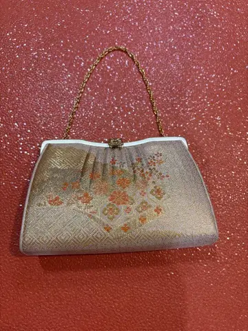 골드 꽃무늬 파티 백