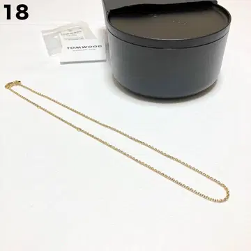 새상품 18 TOMWOOD 로로 체인 목걸이 금 16423