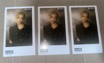 BE:FIRST 폴라로이드풍 카드 TSUTAYA 한정판 슈토