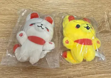 [ 2개 세트 ] 신님 여우와 샐러리맨 봉제 인형