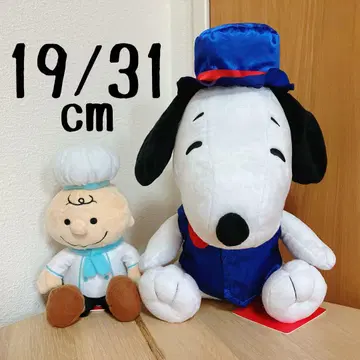 SNOOPY L 인형 턱시도 파티시에Ver. 택 포함 미사용 2점
