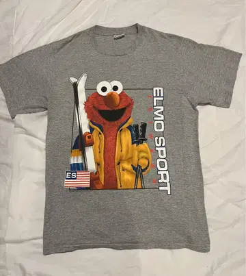 ELMO SPORT 그레이 T셔츠 90s vintage