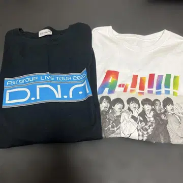 A! group LIVE TOUR 티셔츠 2장 세트