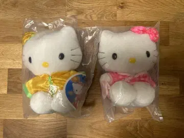 레어 맥도날드 헬로키티 & 다니엘 봉제 인형 산리오