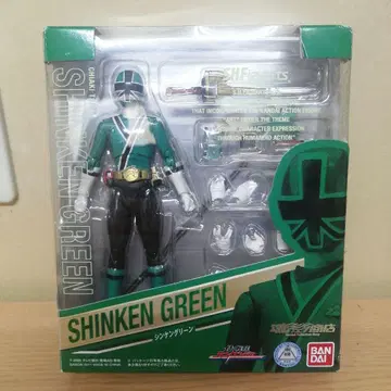 [ 미사용 ] 반다이 S.H.Figuarts 사무라이전대 신켄쟈 신켄그리