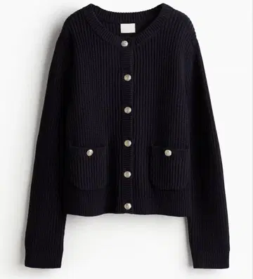 H&M 리브 니트 가디건