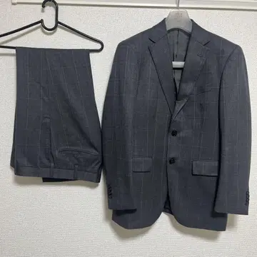 WILD LIFE TAILOR 그레이 스트라이프 셋업 수트