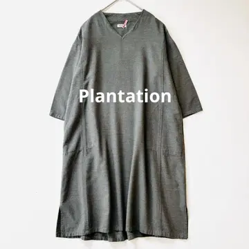 플랜테이션 Plantation 코튼 울 원피스