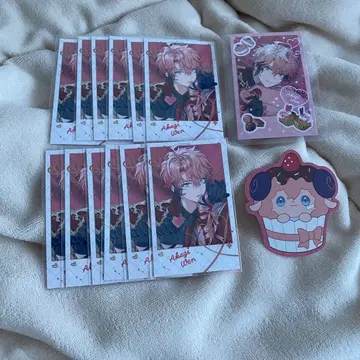 니지산지 Melty Valentine 폴라로이드풍 카드 아카기웬