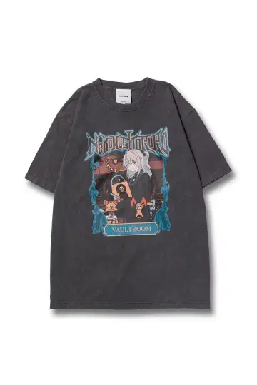 L 사이즈 vaultroom x TORORO TEE / CHARCOAL