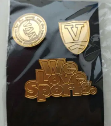 VAN We Love Sports. 핀 배지 세트