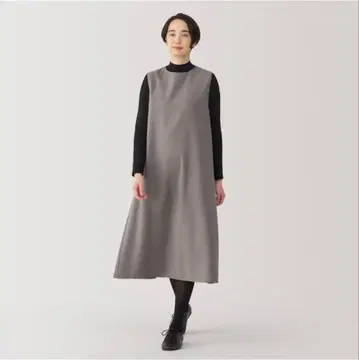 M 사이즈 슬리브리스 롱 원피스