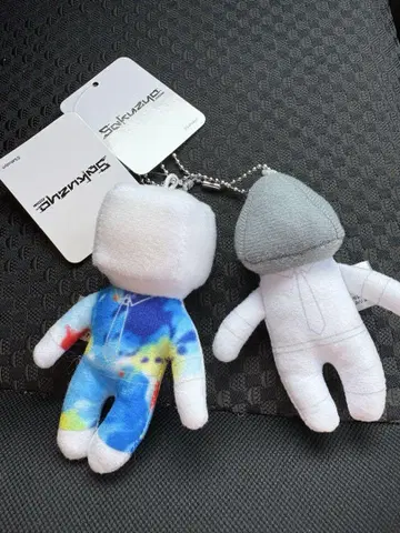 GIGO 한정판 Sakuzyo 삭제 봉제 인형 마스코트 2점 세트