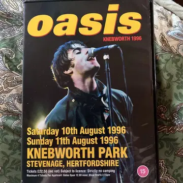 Oasis Knebworth 1996 DVD 수입반