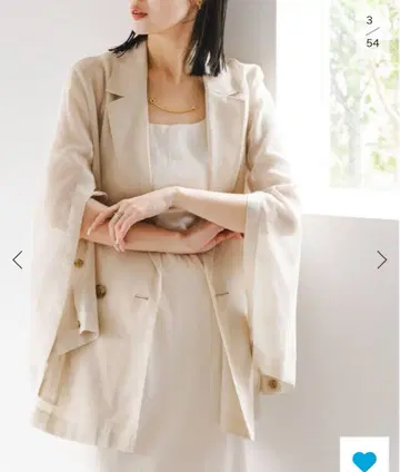[ NOBLE ] 소프트 오간자 시어 자켓