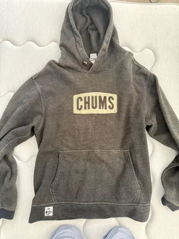 CHUMS 후드 부착 후드티 속기모 L 사이즈 차콜