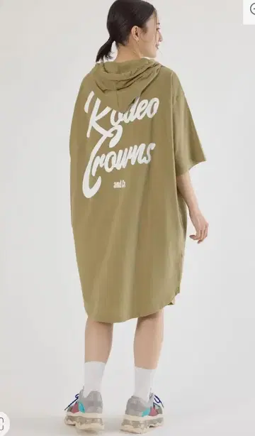 로데오 크라운 RCS 로고 후드티 원피스 원피스 후드티 원피스